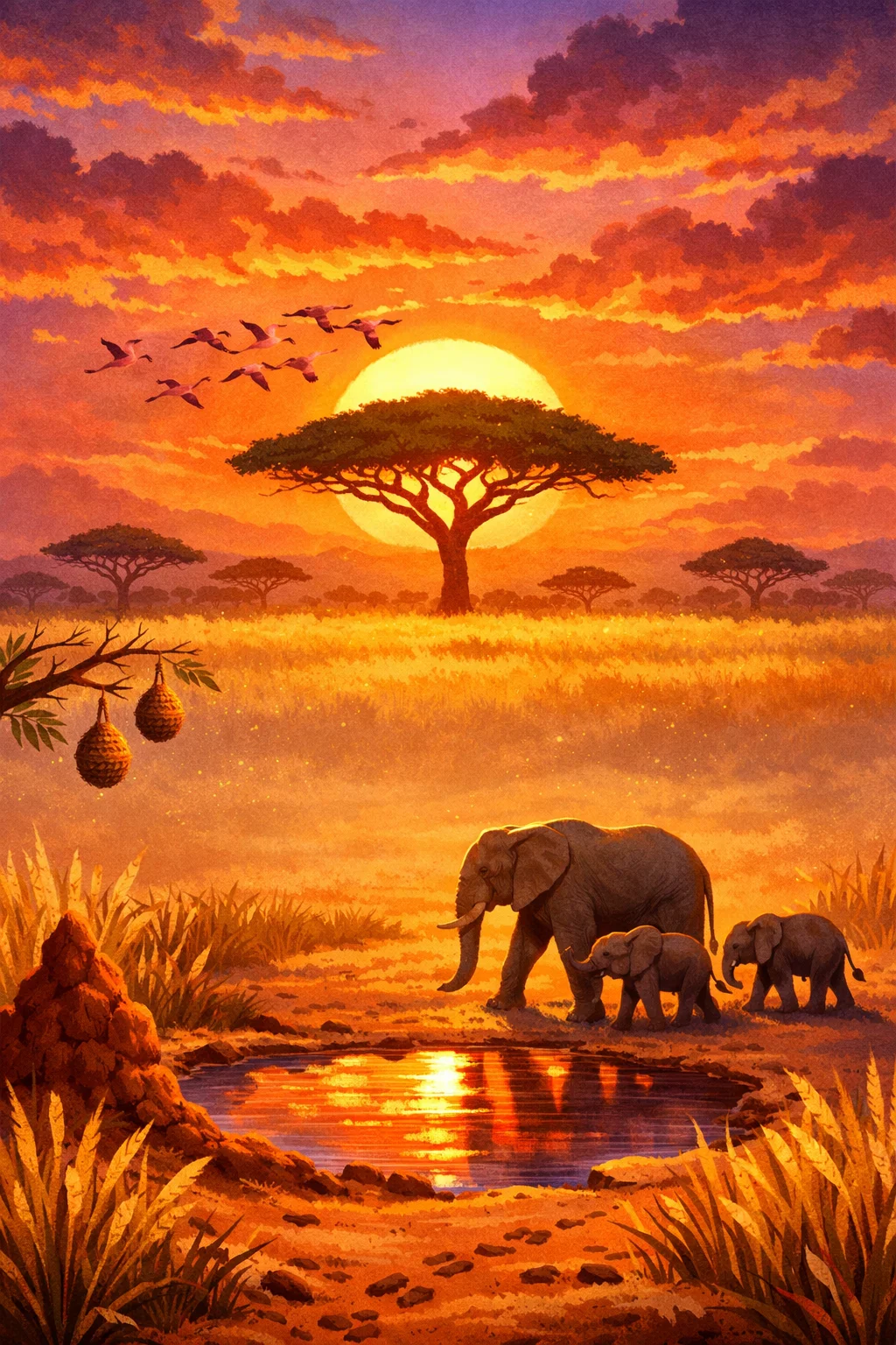 Mancala in the African Savanna themed world