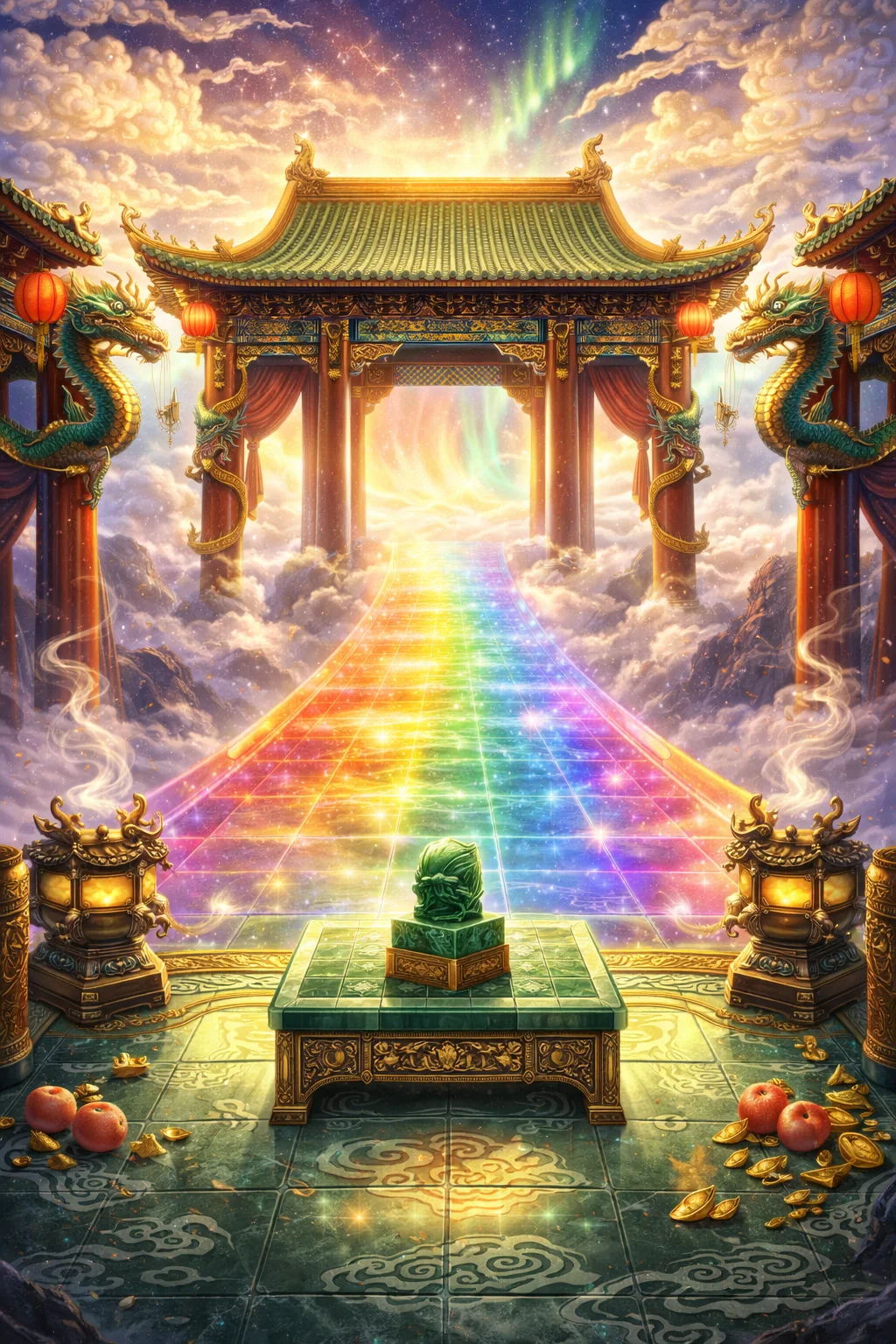 Onitama in the Jade Court themed world