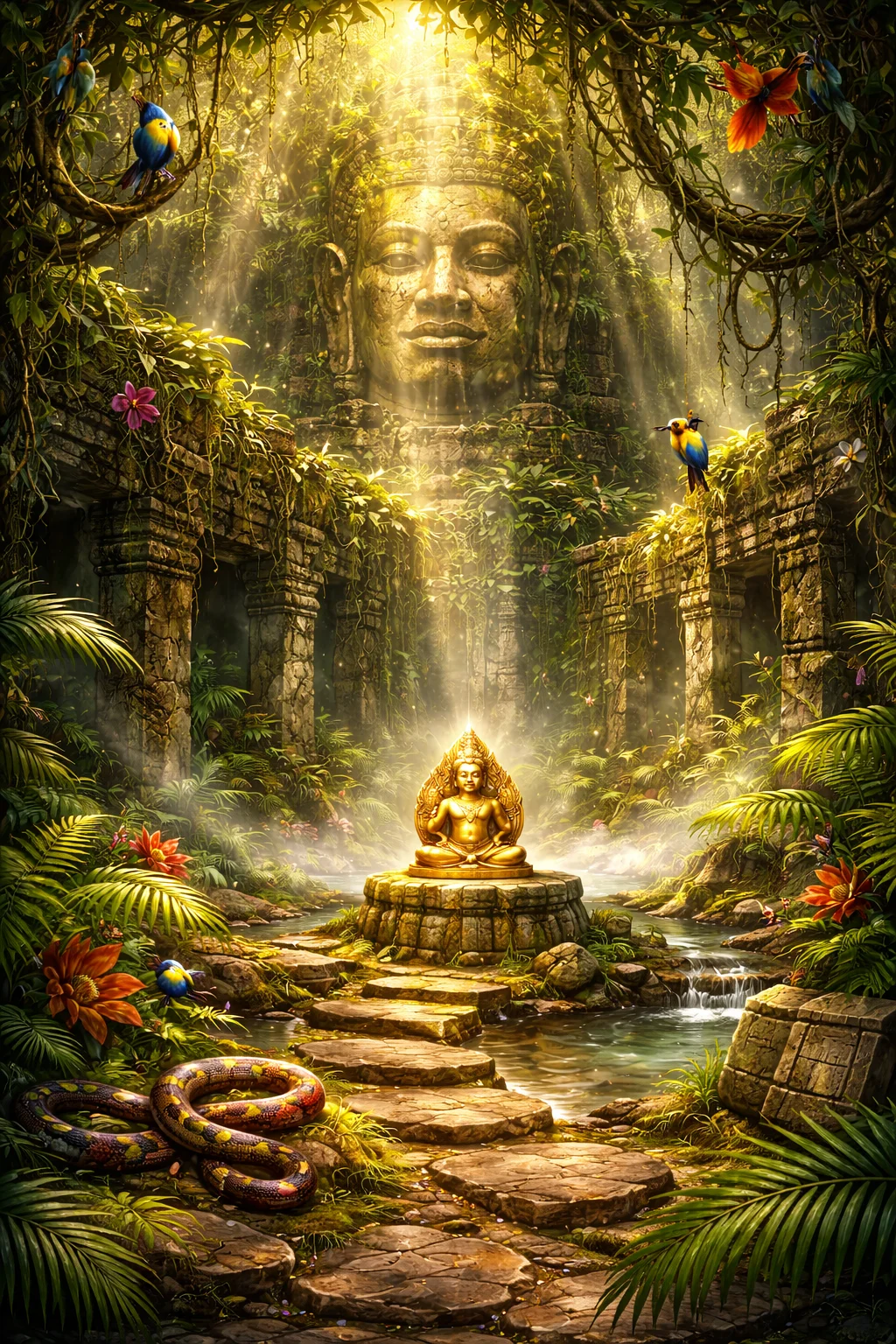 Ludo in the Jungle Ruins themed world