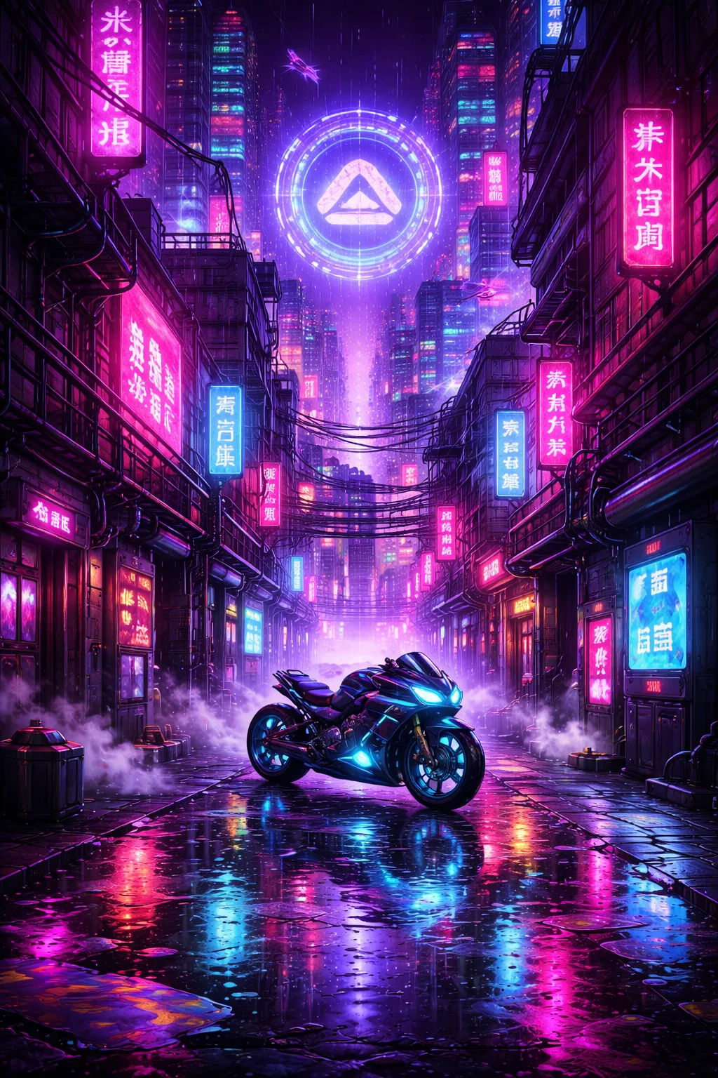 Join 4 in the Neon Cyberpunk themed world