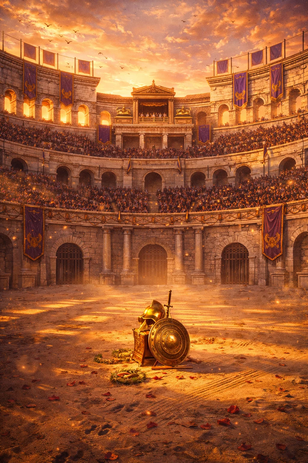 Ludo in the Roman Colosseum themed world